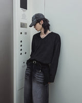 Robben Mohair Deki V-neck Knit