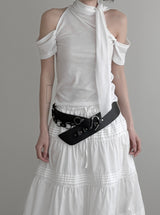 Lea Scarf Halter Off-Tee