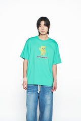 25SS エイリアンベアショートスリーブTシャツ ライトグリーン