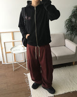 フォードパッチバンデッドフードジップアップ