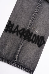 BBD Graffiti Metal Logo Denim Pants (Vintage Black)