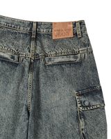 26SS UTILITY DYING DENIM SHORT PANTS