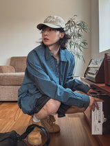 ピレンサイドシャーリングチェックシャツ