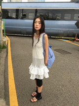 frilly pop dress (2color)