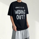 Work boxy fit short-sleeved shirt (4 colors)