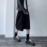 A-Line Silhouette High-Street Twill Shorts