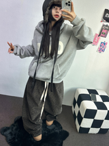 ソフティ💍レオパードコーデュロイバルーンロングパンツ 🤎💚2カラー