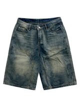Toony denim Bermuda pants
