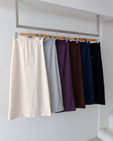 6 color コットンマキシロングスカート