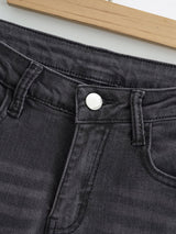 black jeans bootcut denim pants