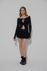DOUBLE TIERED SKIRT