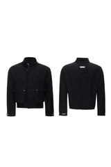 Deconstructed Utility Cropped Jacket