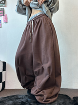 PUNCHING LOOSE HIP STREET LONG PANTS 💙🤎2COLOR