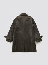 Vintage Leather Half Coat