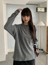 [unisex] チューダー ヘンリーネック ウォーマー ワッフル ティー