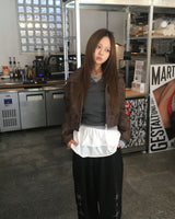 Vintage crop jacket