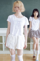 フリルバルーンスカート(white)