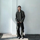Stand Collar Zip Jacket