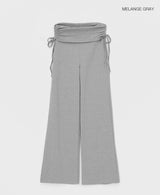 [MADE] bellad folding shirring bootcut pants