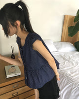 Siwa Dot Frill Blouse