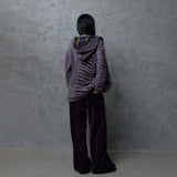 ZIP TEETH PANTS: PURPLE