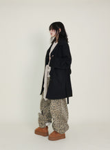 (Leopard Item) Kiya leopard printed balloon-fit wide pants