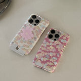 [Mademoment] blossom flower pattern design iphone card case