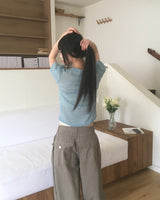 リーベルメッシュレース半袖Tシャツ