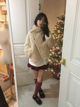 フリースフリルショーツ