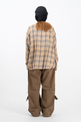 Neble Biowashing Check Shirt