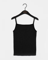 Minkoo dot inner layered sleeveless