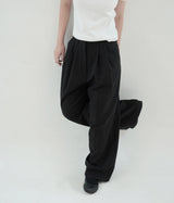 [fiebre] classic wool wide slacks