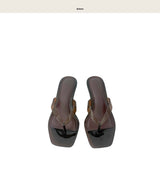 syrup square jelly heel (4cm)
