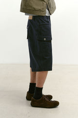 モンキーポケットカーゴショーツ (Washed Navy)