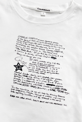 Printed Message Half Tee