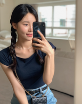 [SHOPPERMADE] Square Raglan Short Sleeve T-Shirt (6color)