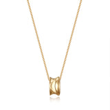 SAND DUNE NECKLACE (M) (GOLD)