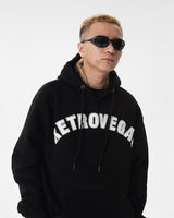 RTVG(RETROVEGAS) Pearl LOGO plus velvet pullover hoodie