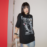 スパゲティロックTシャツ ブラック