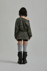 CAMO SKIRT-PANTS