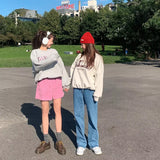 ストリートワイドデニムパンツ