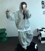 2ウェイ🤎 ハーディービッグフーディージップアップ🤎🩶🖤3カラー