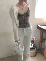 Back Pocket Span Bootcut Pants 