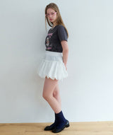 Volume ribbon skirt 2color