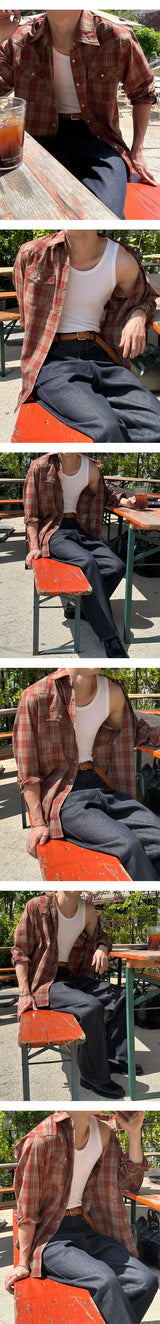 [S/S] Western check shirts(3color)
