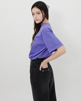 STUDS STRAIGHT LEG JEANS [BLACK]