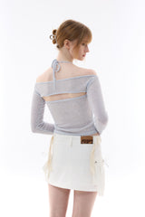 MANON OFF-SHOULDER SET / SKY BLUE