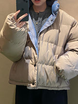 ASCLO リバーシブルシャンブレーパッディドジャンパー