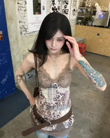 Roomi Lace Leopard Dress