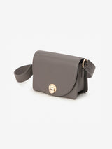 ISLE MINI ショルダーレザーバッグ / Mud Grey